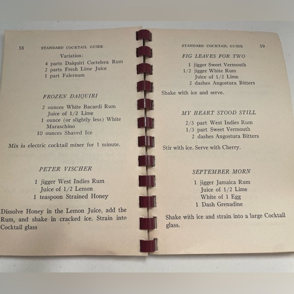 VINTAGE Standard Cocktail Guide (1944) - Picture 4 of 5